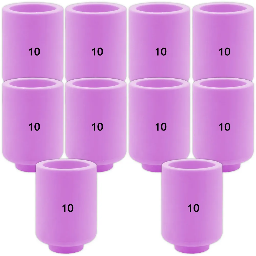 10pcs #10 13N13 Ceramic Nozzles TIG SR9/20 Vogelmann