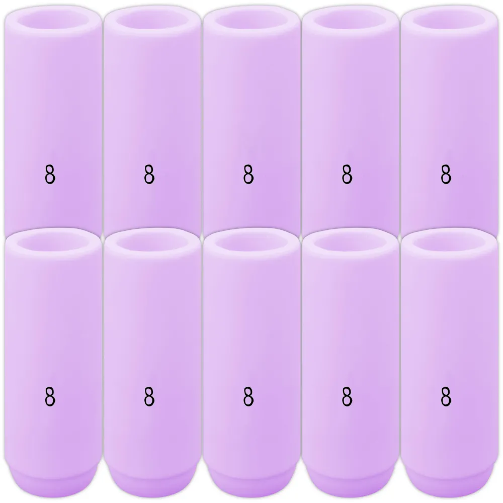 10 pcs #8 10N46 Ceramic Nozzles TIG SR17/18/26 Vogelmann