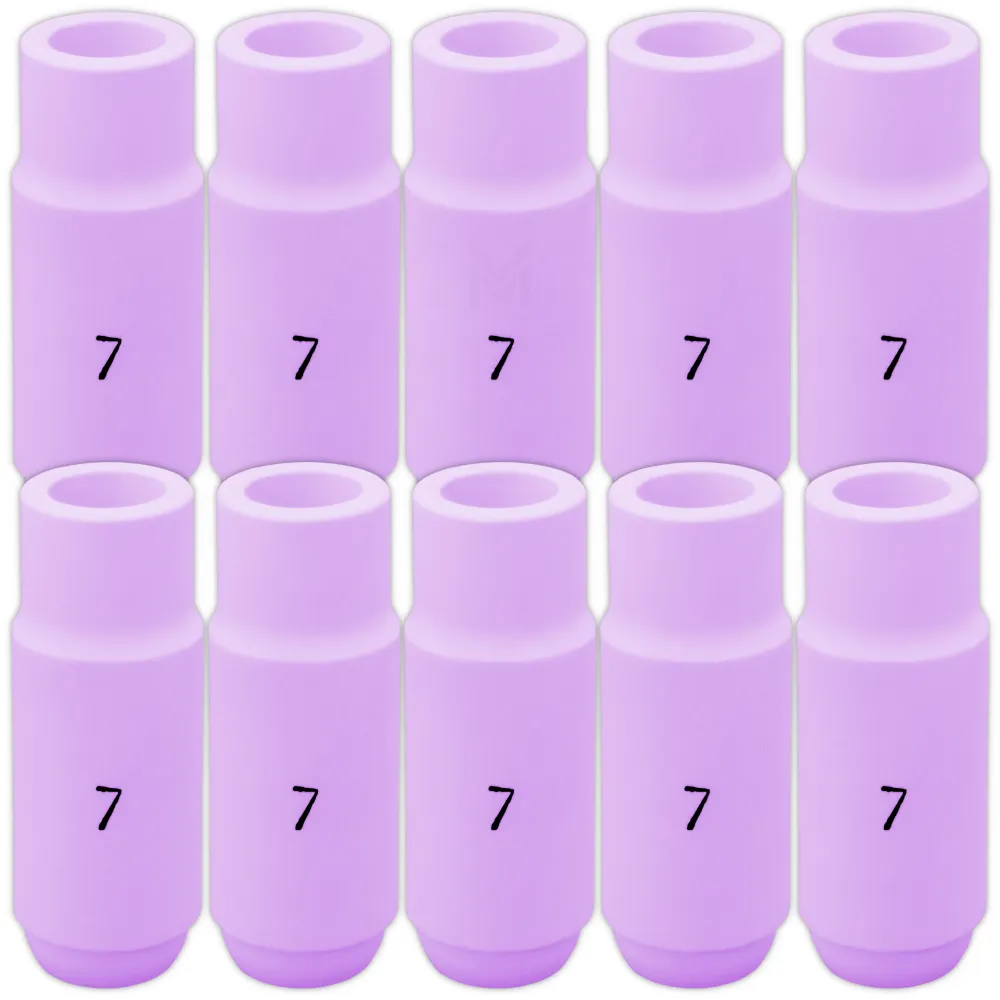 10 pcs #7 10N47 Ceramic Nozzles TIG SR17/18/26 Vogelmann