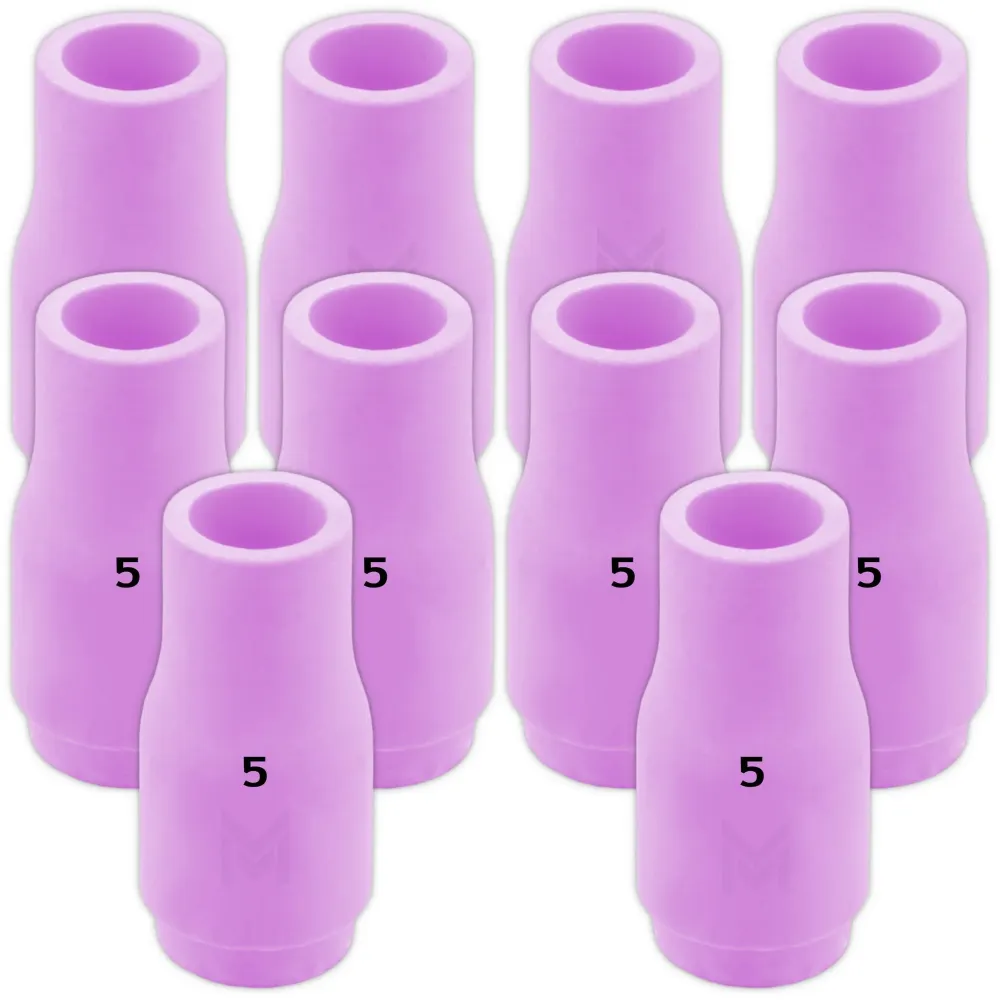 10 pcs #5 13N09 Ceramic Nozzles TIG SR9/20 Vogelmann