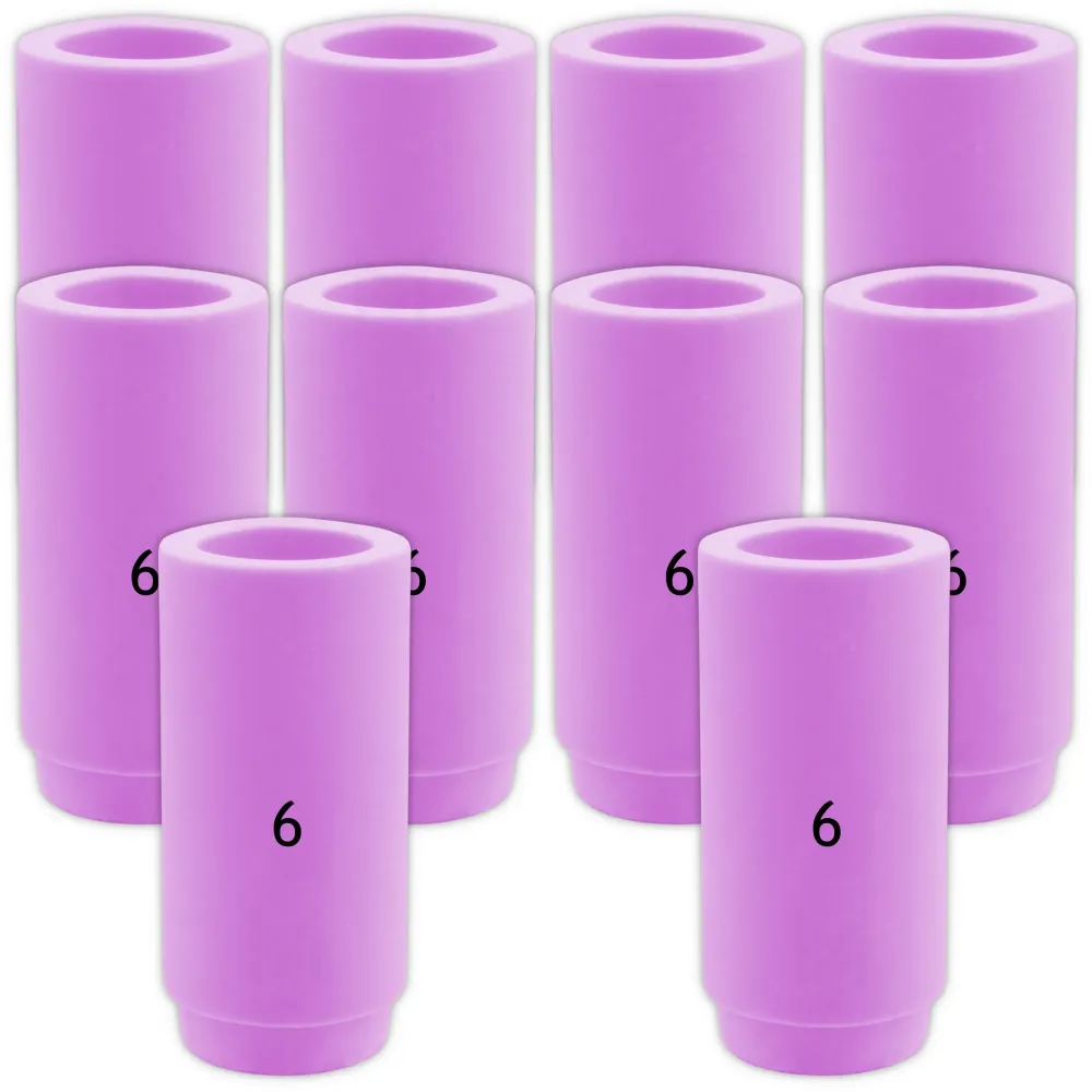 10 pcs #6 13N10 Ceramic Nozzles TIG SR9/20 Vogelmann