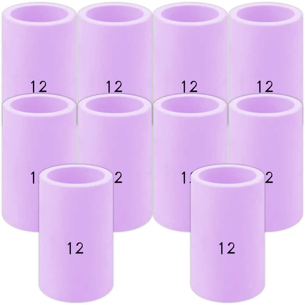 10 pcs #12 54N19 Ceramic Nozzles lenses TIG SR17/18/26 Vogelmann