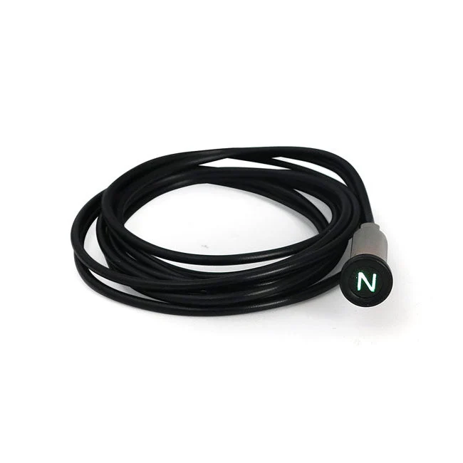 Lampka kontrolna 3/8" (9,5 mm) Neutralna zielona z symbolem