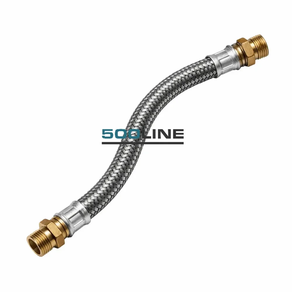 Tubo benzina treccia metallica con raccordi Fiat 500 N D