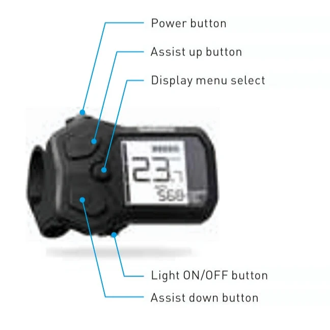 Ekran SHIMANO Steps SC-EN500 I-Spec EV