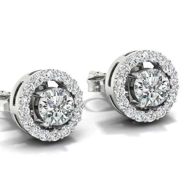 Carts Stud Countrie, Topaz Alb 7 mm