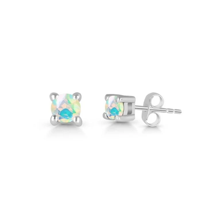 Uszy OPAL OPAL z srebrnej 3 mm