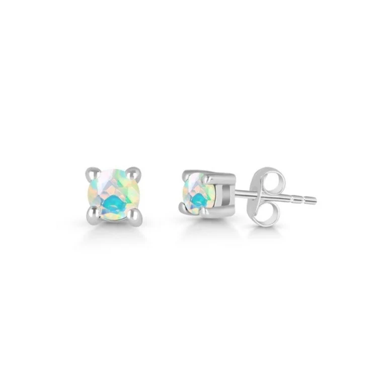 Uszy OPAL OPAL z srebrnej 3 mm
