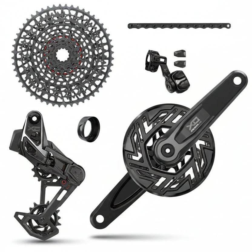 SRAM X0 EAGLE E-MTB BROSE ISIS AXS T-TYPE 36 zębów CLIP-ON 10/52 USB-C Pakiet