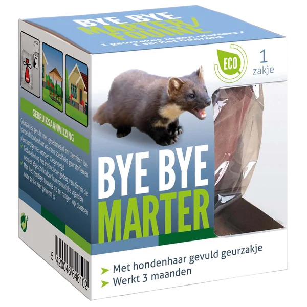Bye bye marten scent bag