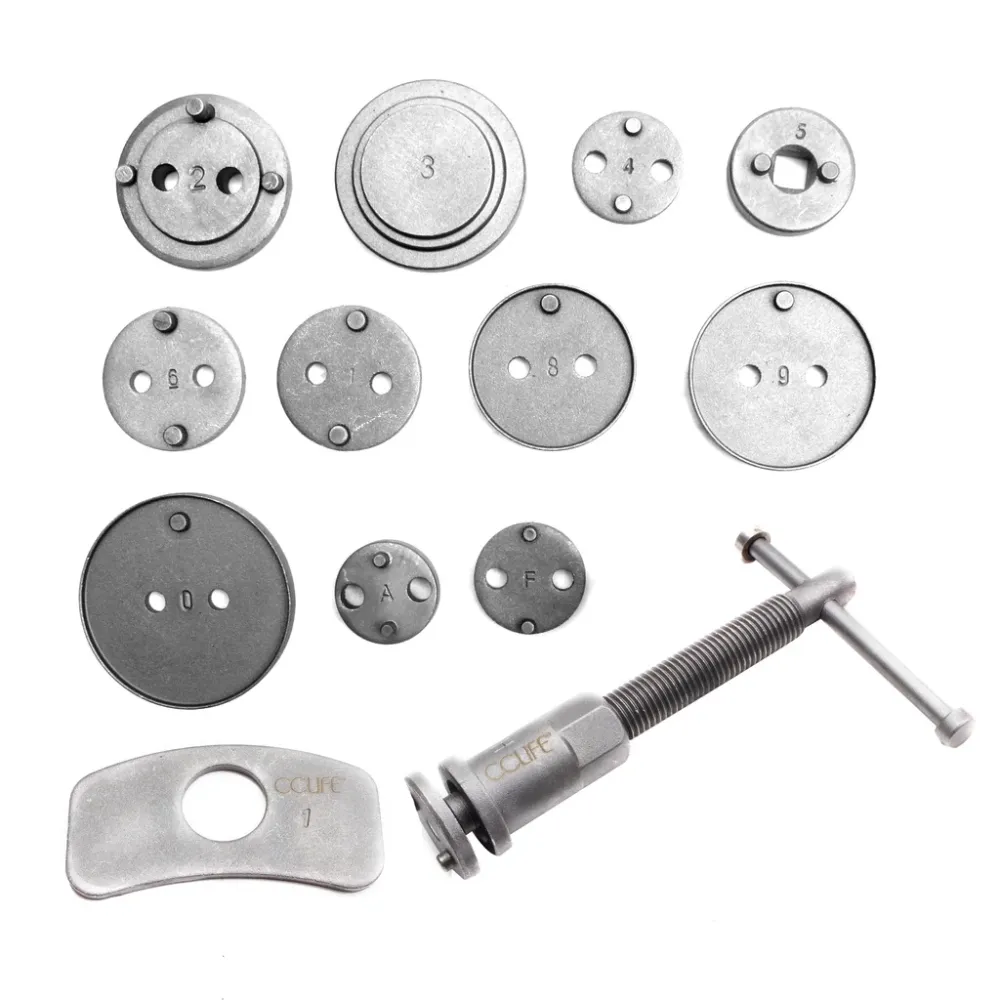 Brake Caliper Rewind Tool Disc Brake Piston Spreader Brake Piston Wind Back Tool 13 szt.