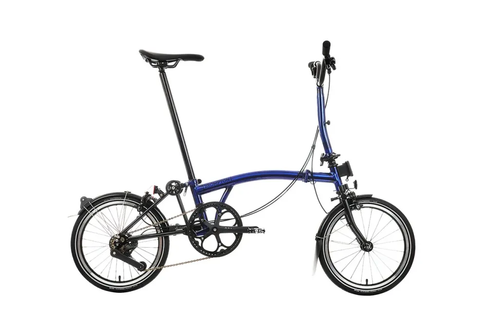 Brompton P-line M4L Bolt Blue Lacquer