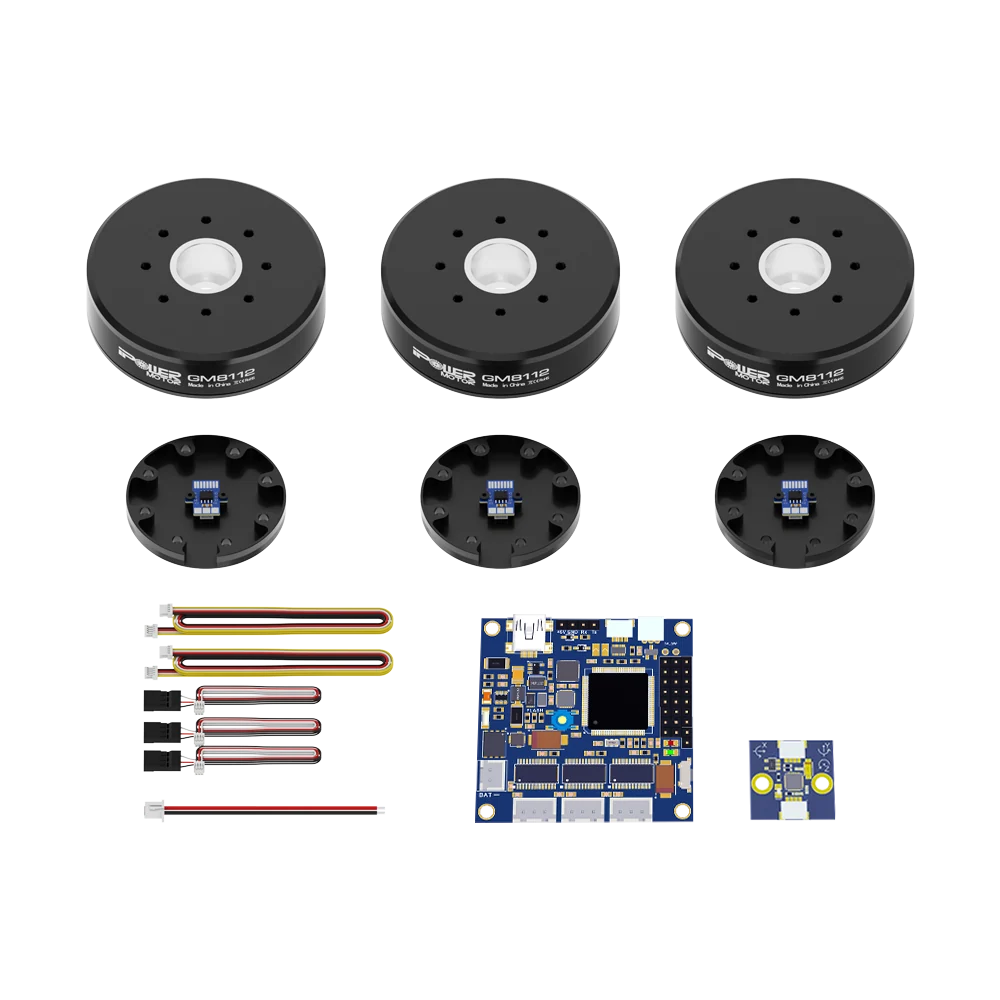 zestaw iFlight GM8112-80T Encoder: 3x silniki gimbala GM8112 (AS5048A) + Alexmos 32BIT BGC